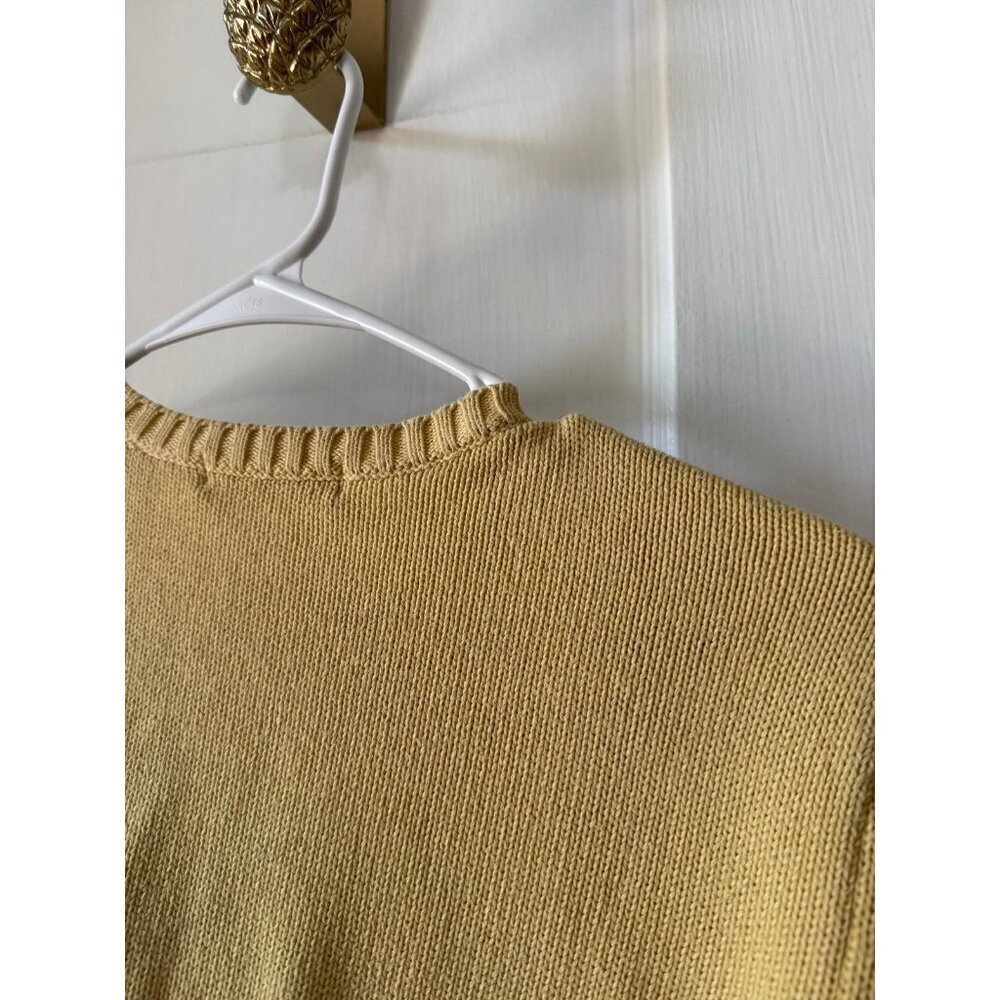Karen Scott woman size, large yellow sweater - Picture 9 of 9
